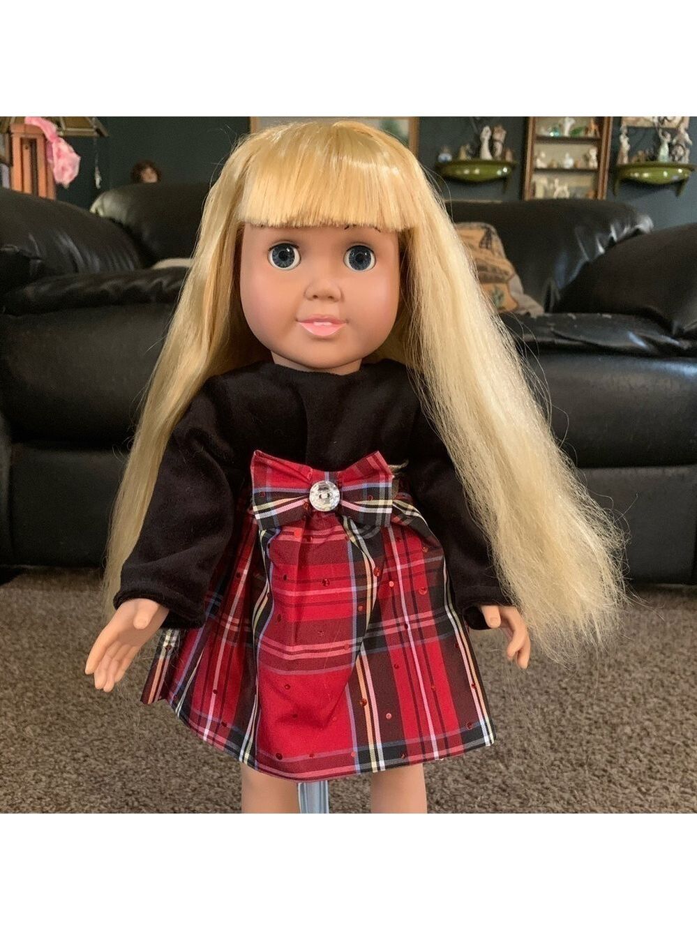 FCM 1996 18" Vinyl Soft Body Doll Blonde Hair
